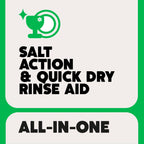 Ecover All-In-One Dishwasher Tablets Mandarin and Lemongrass 45 Pack Eco Friendly Dishwashing Tabs with Salt and Rinse Aid Action