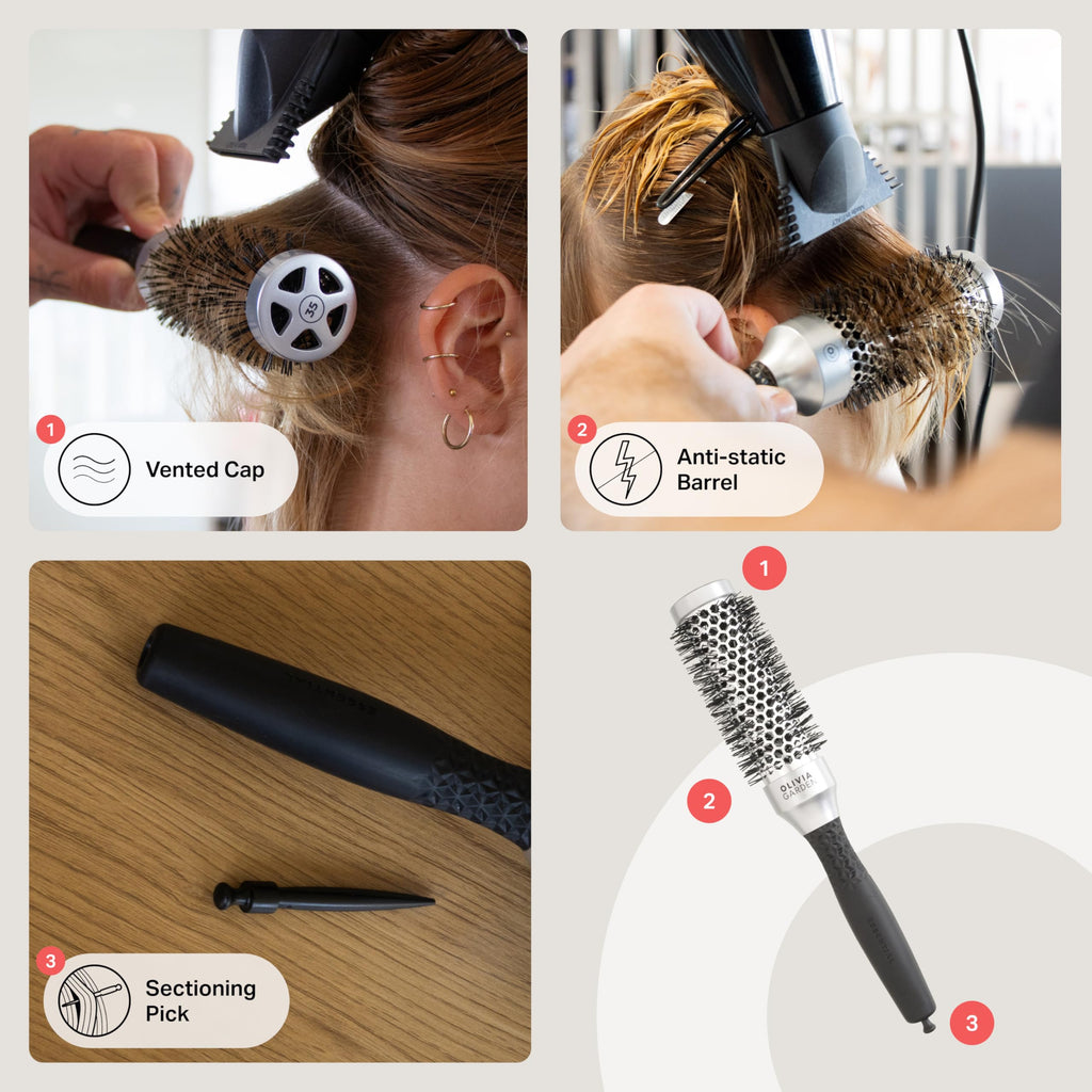 Essential Blowout Classic - Silver - 35 - Fast Drying, Anti-Static, Volume on Medium Hair