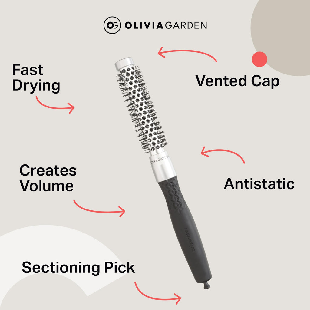 Essential Blowout Classic - Silver - 15 - Fast Drying, Anti-Static, Volume on Short Hair