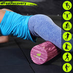 Foam Roller Muscle Massage EVA Foam Roller 45x15cm Medium Density for Yoga Pilates Physical Therapy and Back Pain Relief Recovery Roller - Damaged Box