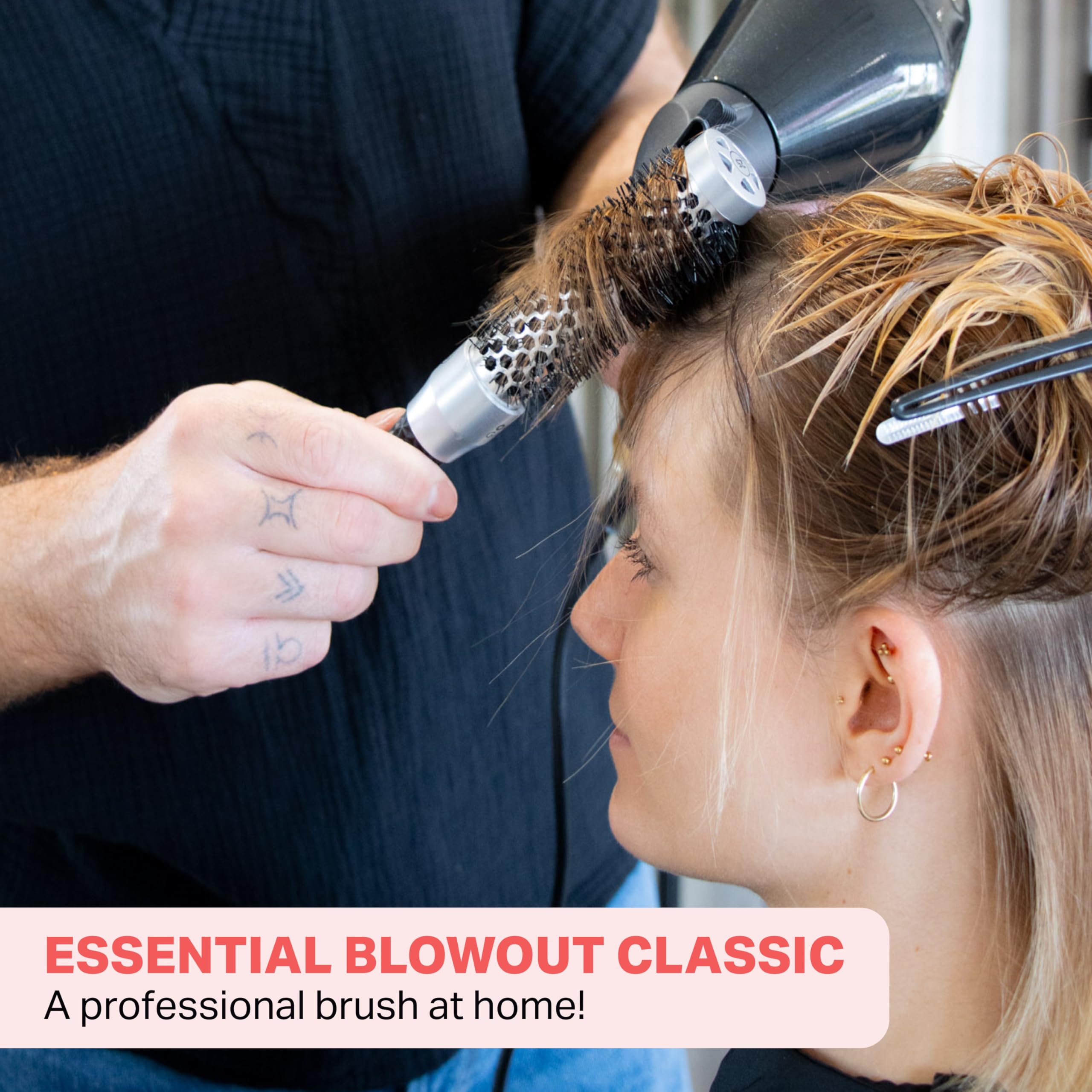 Essential Blowout Classic - Silver - 25 - Fast Drying, Anti-Static, Volume on Short to Medium Hair
