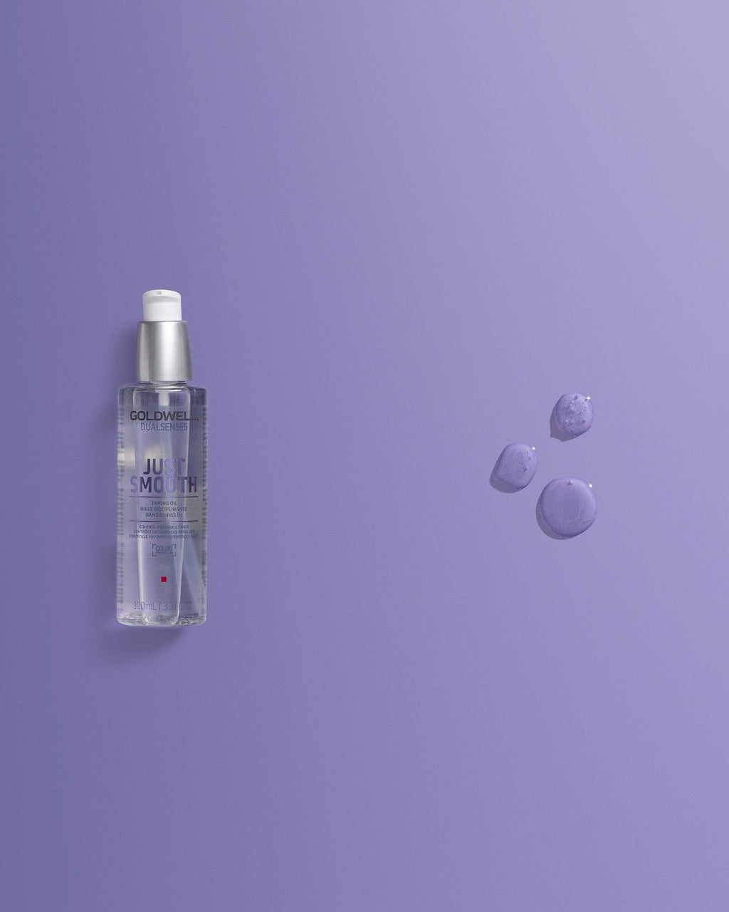 Goldwell Dualsenses Just Smooth Taming Oil, For Unruly & Frizzy Hair, Anti-Humidity Effect, 100ml