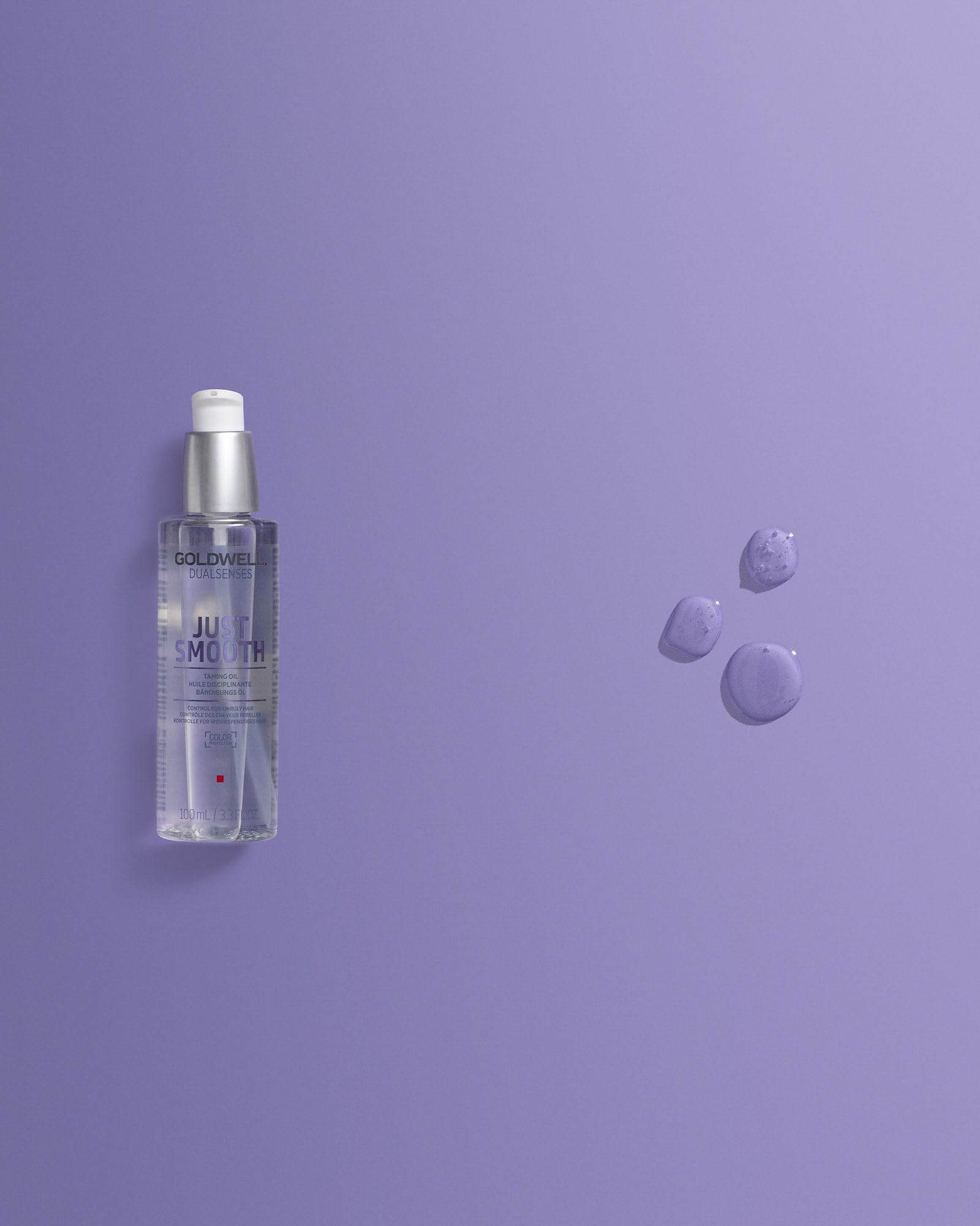 Goldwell Dualsenses Just Smooth Taming Oil, For Unruly & Frizzy Hair, Anti-Humidity Effect, 100ml