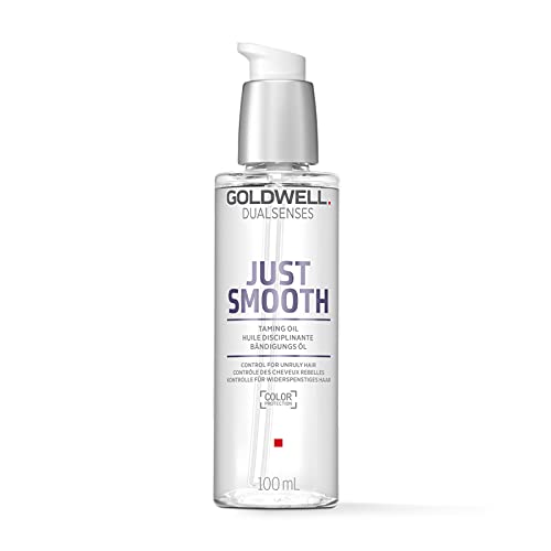 Goldwell Dualsenses Just Smooth Taming Oil, For Unruly & Frizzy Hair, Anti-Humidity Effect, 100ml