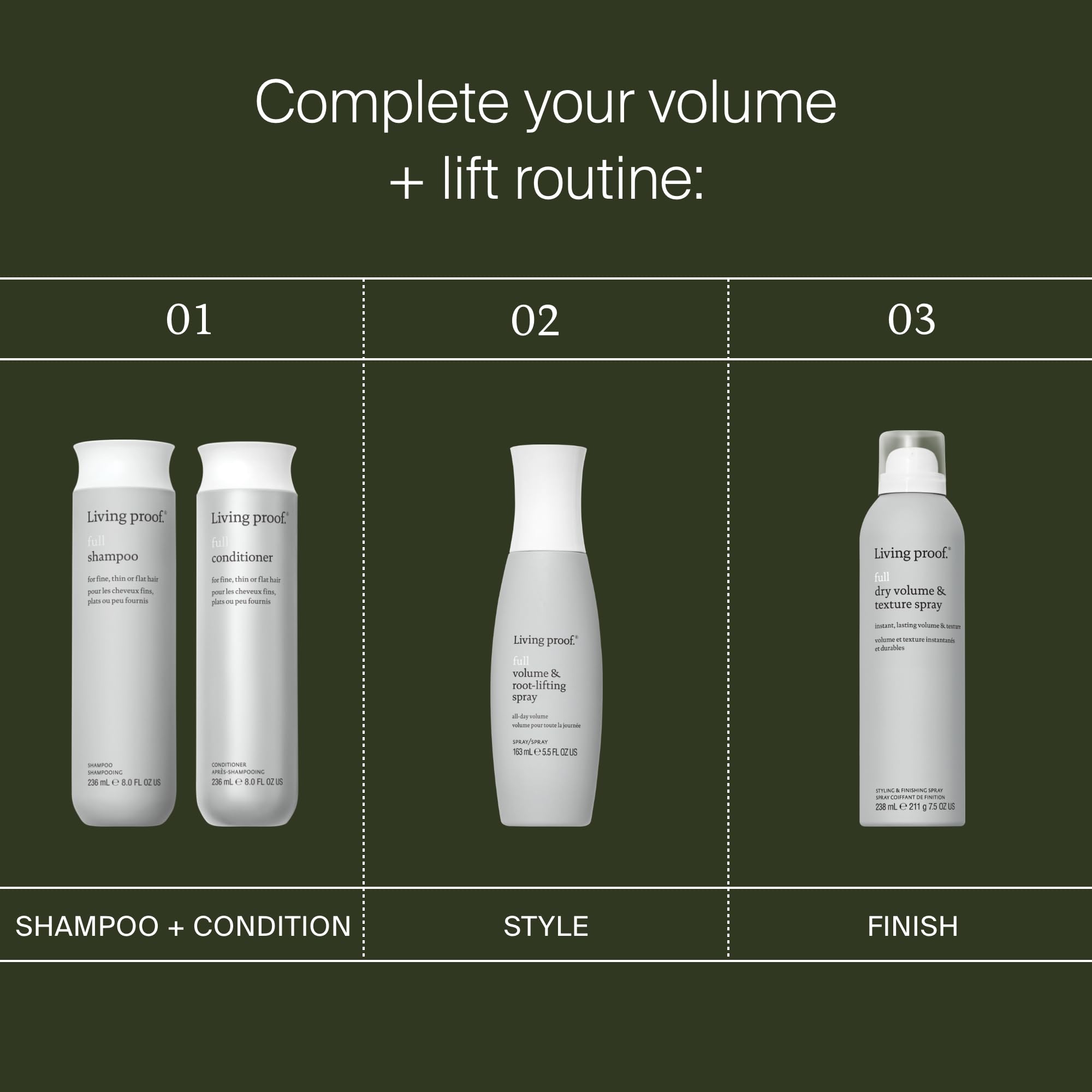 Full Volume & Root-Lifting Spray - Damaged Box