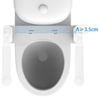 Heuffe Toilet Safety Rails Folding Support Frame Heavy Duty Grab Bars with Arms for Elderly and Disabled Adjustable Height Bathroom Aid