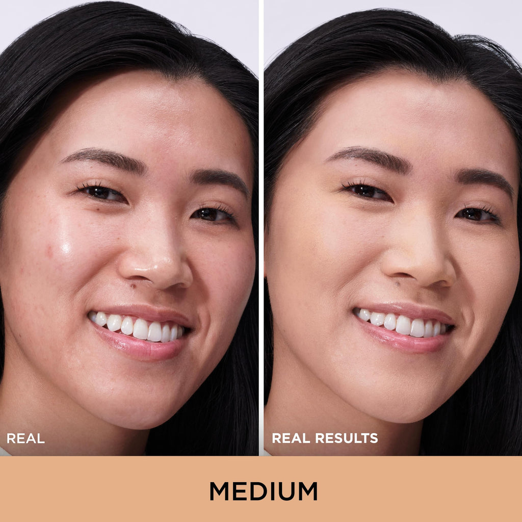 IT Cosmetics Full Coverage Foundation, Natural Matte, Made with Hyaluronic Acid, SPF 40 Protection, Your Skin But Better CC+, Shade: Medium, 32ml - Damaged Box