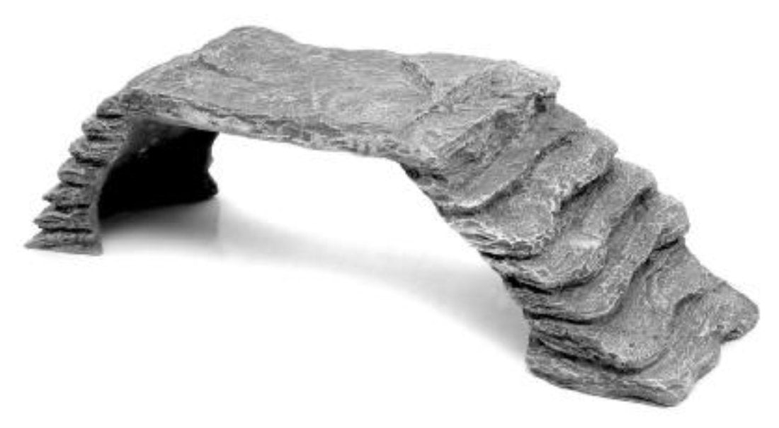Komodo Basking Platform Ramp Large Brown Reptile Dock and Turtle Sunning Terrace Habitat Decor Accessory B00692BBA6 - Like New