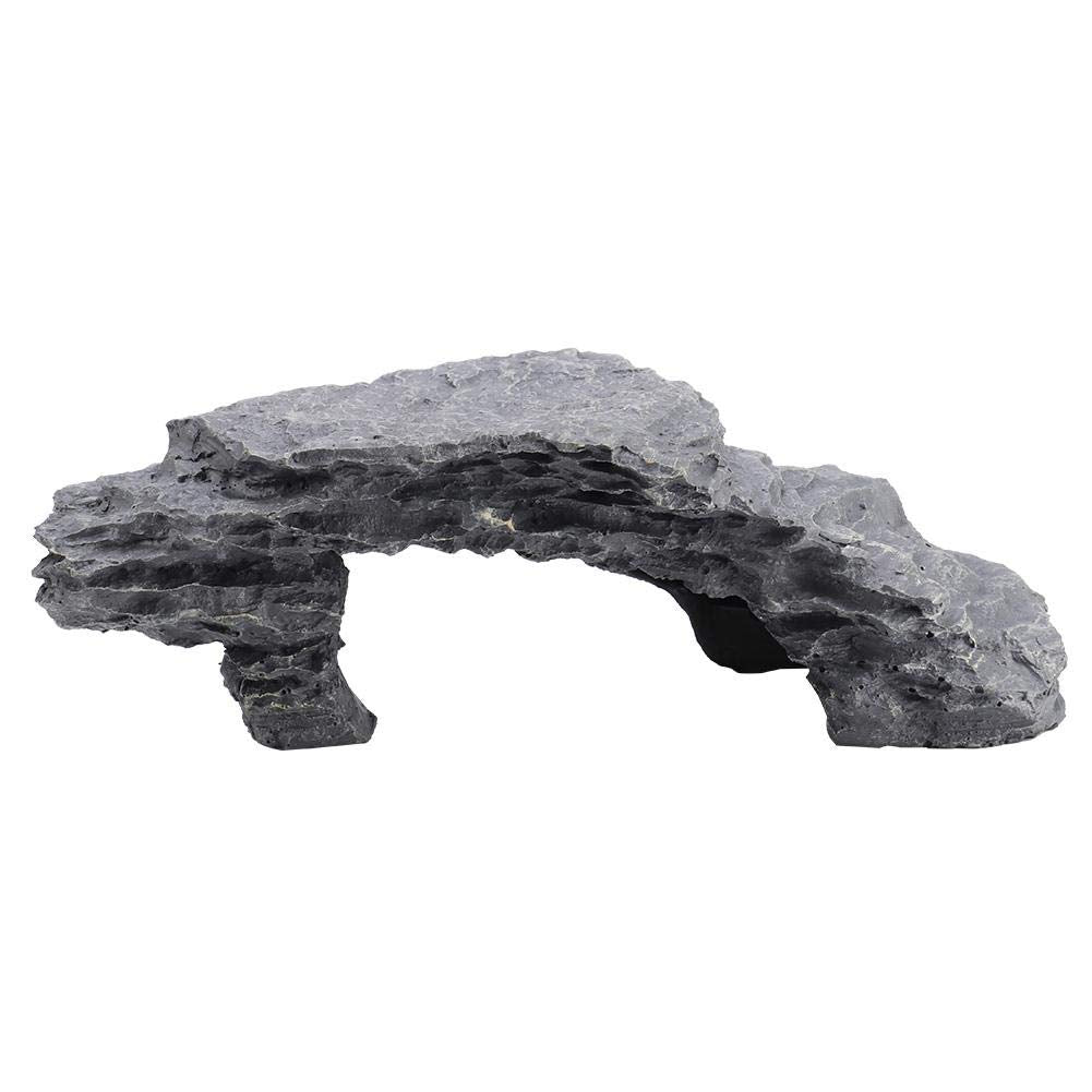 Komodo Basking Platform Ramp Large Brown Reptile Dock and Turtle Sunning Terrace Habitat Decor Accessory B00692BBA6 - Like New
