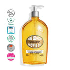L'OCCITANE Almond Shower Oil 500ml, Hydrating & Nourishing Body Wash, Vegan & 99% Biodegradable, Luxurious Moisturising Cleanser for Soft, Smooth Skin, For Dry & Sensitive Skin