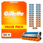 Gillette Fusion5 Men's Razor Blades Pack of 8 Refills - 5 Anti-Friction Blade Replacement Cartridges with Precision Trimmer - Bulk Pack