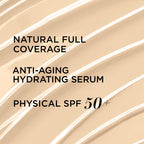 IT Cosmetics CC+ Cream SPF 50+ Full-Coverage CC Foundation, Hydrating Skincare, With Hyaluronic Acid, Niacinamide & Vitamin E for a Radiant Finish, Your Skin But Better, Shade: Light, 32ml - Damaged Box