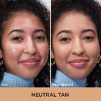 IT Cosmetics Full Coverage Foundation, Natural Matte, Made with Hyaluronic Acid, SPF 40 Protection, Your Skin But Better CC+, Shade: Neutral Tan, 32ml