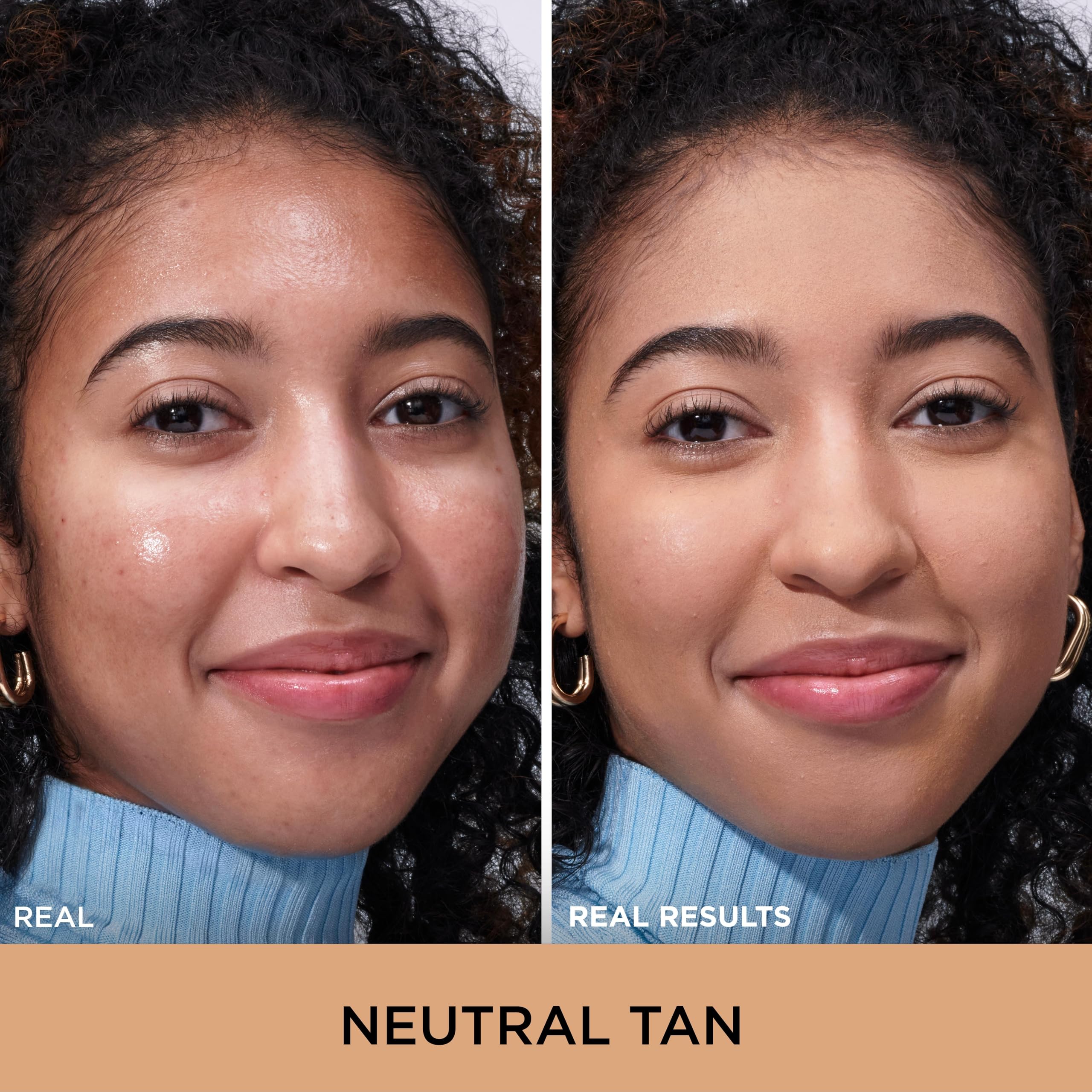 IT Cosmetics Full Coverage Foundation, Natural Matte, Made with Hyaluronic Acid, SPF 40 Protection, Your Skin But Better CC+, Shade: Neutral Tan, 32ml