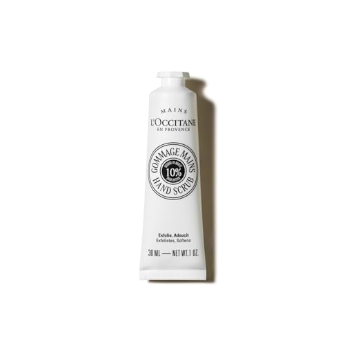 L'OCCITANE - Shea (Karit'e) Hand Scrub - 30 ml - Exfoliates and nourishes - Made in France - Damaged Box