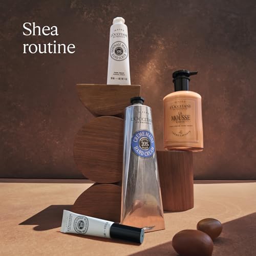 L'OCCITANE - Shea (Karit'e) Hand Scrub - 30 ml - Exfoliates and nourishes - Made in France - Damaged Box