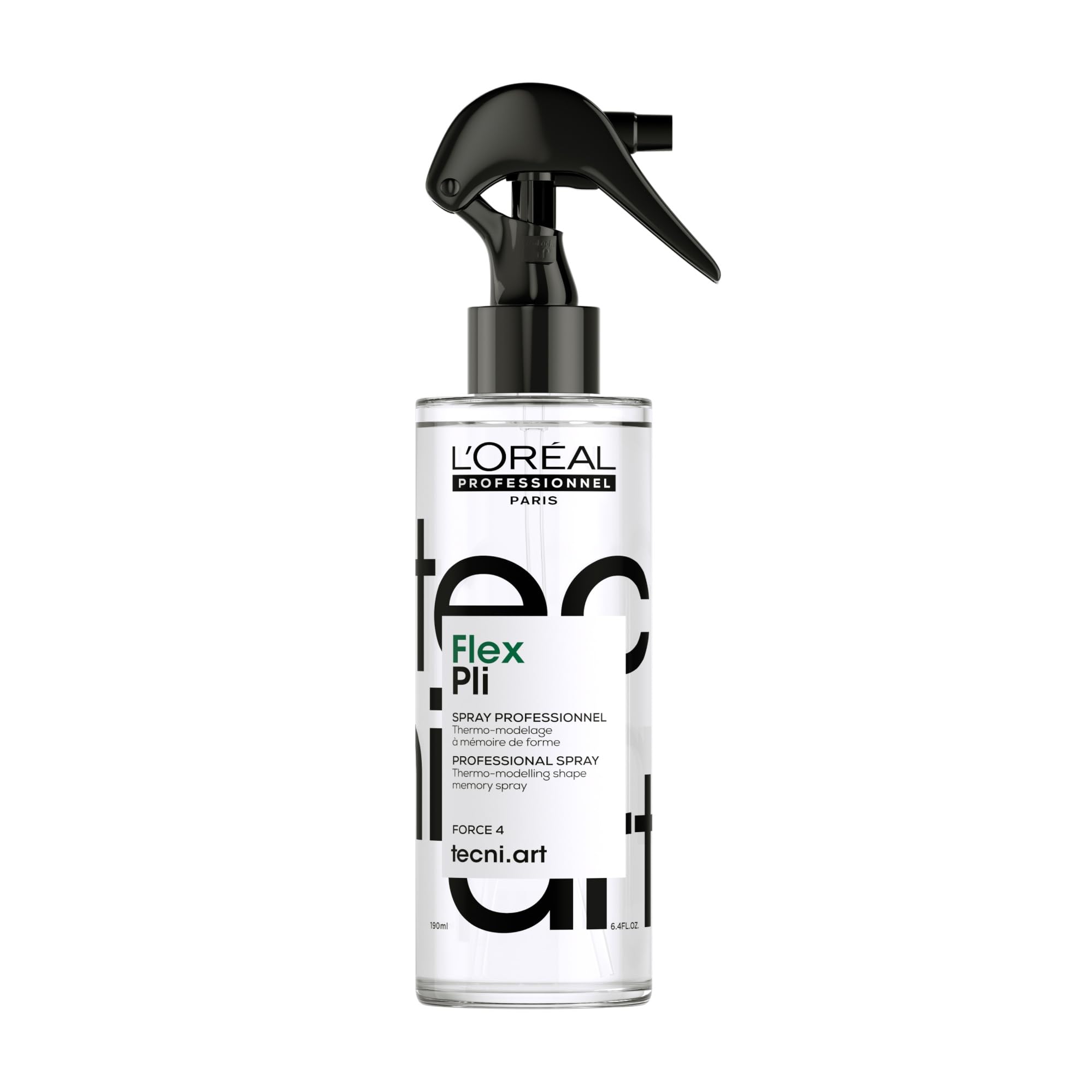 L'Or'eal Professionnel Tecni.ART Flex Pli Hair Styling Spray, Thermo Modelling, Volumising, 190ml - Damaged Box
