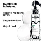 L'Or'eal Professionnel Tecni.ART Flex Pli Hair Styling Spray, Thermo Modelling, Volumising, 190ml - Damaged Box