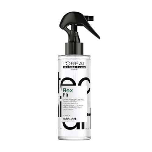 L'Or'eal Professionnel Tecni.ART Flex Pli Hair Styling Spray, Thermo Modelling, Volumising, 190ml - Damaged Box