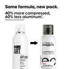L'Or'eal Professionnel Tecni.ART Fix Anti-Frizz Fixing Hairspray, Controls the Look of Frizz, Suitable for All Hair Types, 250ml - Very Good