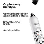 L'Or'eal Professionnel Tecni.ART Fix Anti-Frizz Fixing Hairspray, Controls the Look of Frizz, Suitable for All Hair Types, 250ml - Very Good