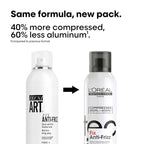 L'Or'eal Professionnel Tecni.ART Fix Anti-Frizz Fixing Hairspray, Controls the Look of Frizz, Suitable for All Hair Types, 250ml - Very Good