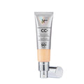 IT Cosmetics CC+ Cream SPF 50+ Full-Coverage CC Foundation, Hydrating Skincare, With Hyaluronic Acid, Niacinamide & Vitamin E for a Radiant Finish, Your Skin But Better, Shade: Light Medium, 32ml - Damaged Box