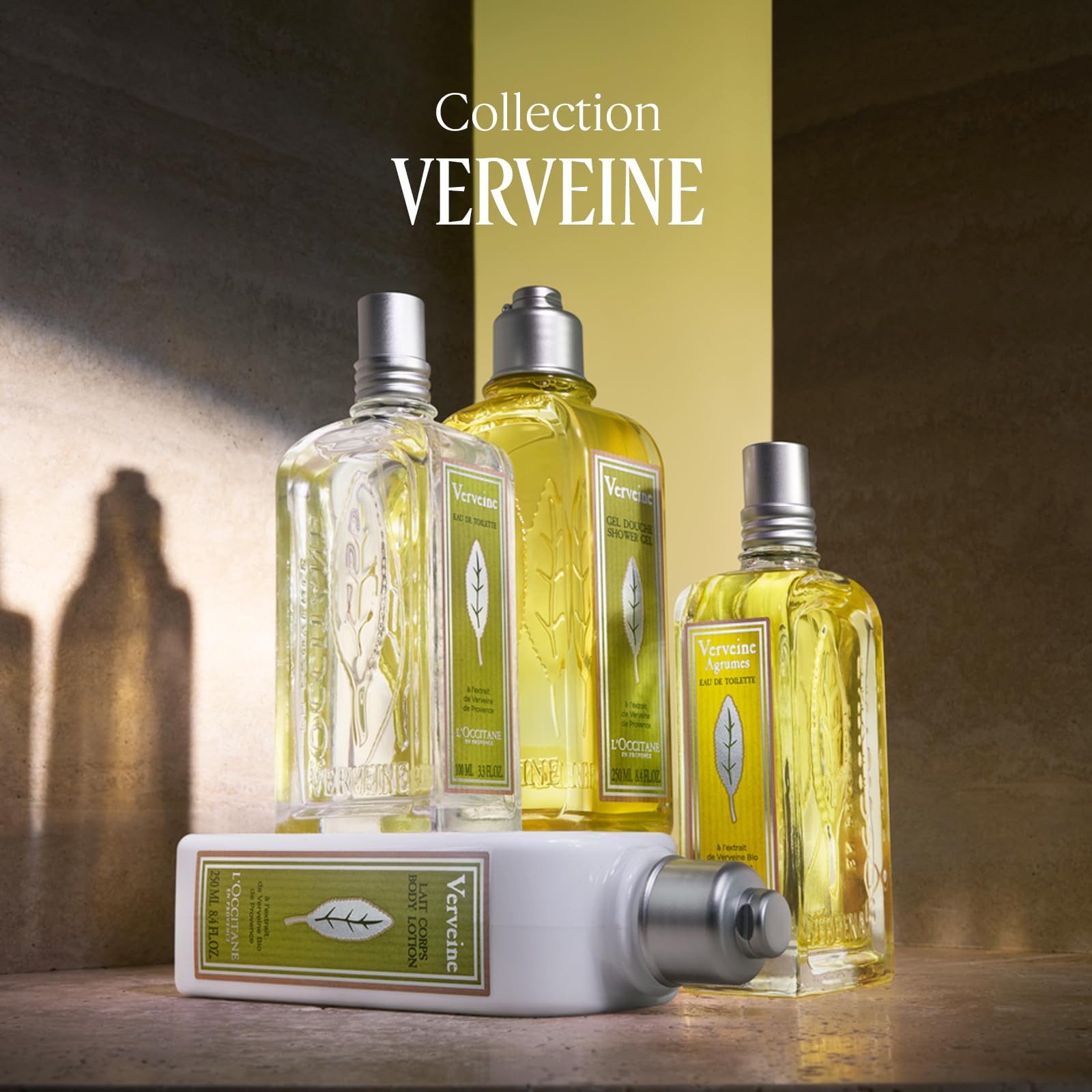 L'OCCITANE - Verbena (Verveine) Eau de Toilette - 100 ml - Zesty and refreshing fragrance - Made in France