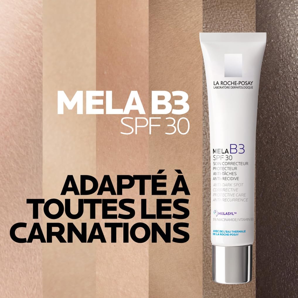 La Roche-Posay Mela B3 Moisturiser, Dark Spot Corrector, SPF30 40ML - Damaged Box