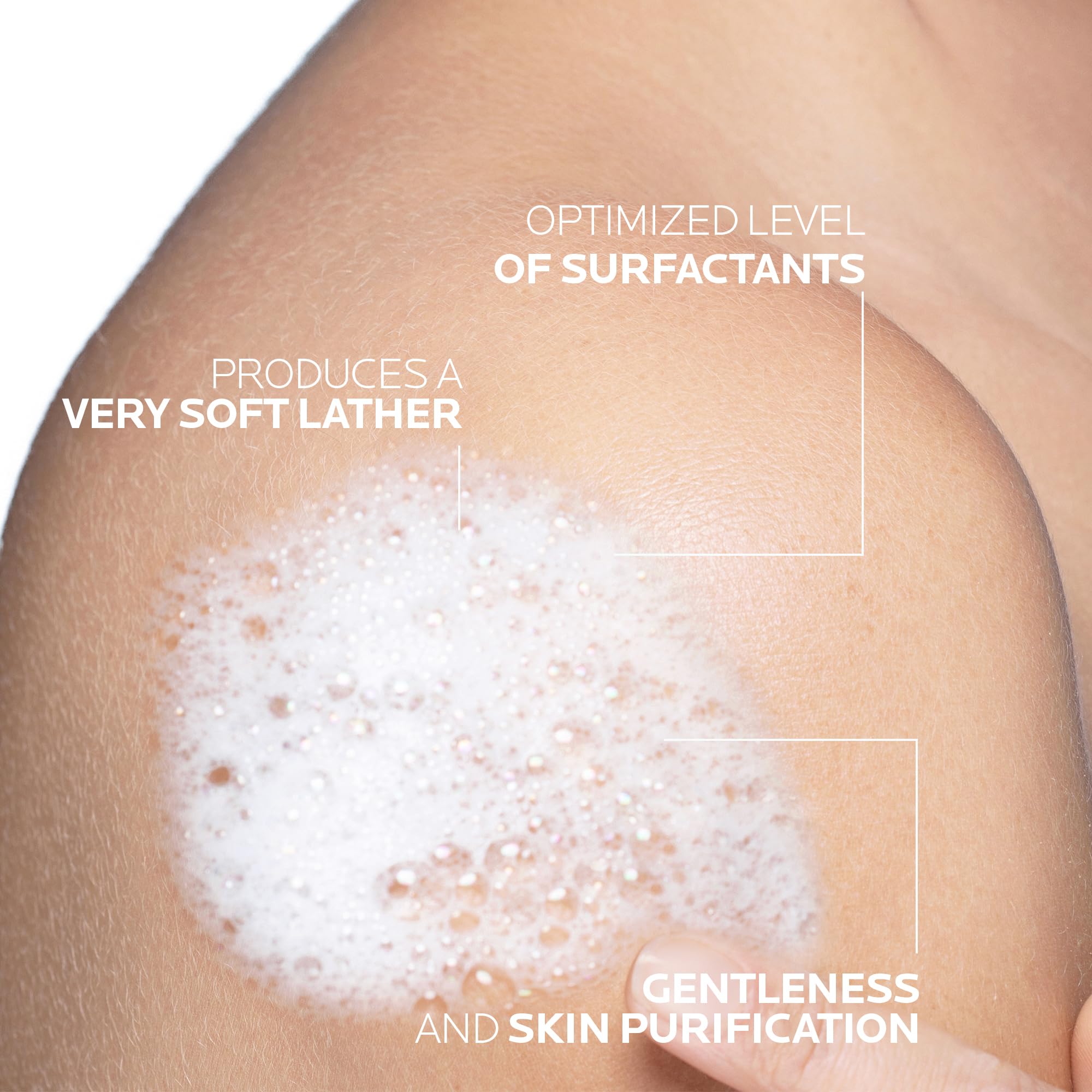 La Roche-Posay Lipikar Syndet AP+, Soothing Cream Wash, Niacinamide, Shea Butter, For Very Dry Sensitive Eczema Prone Skin, Face Body Cleanser, Fragrance Free, 400ml