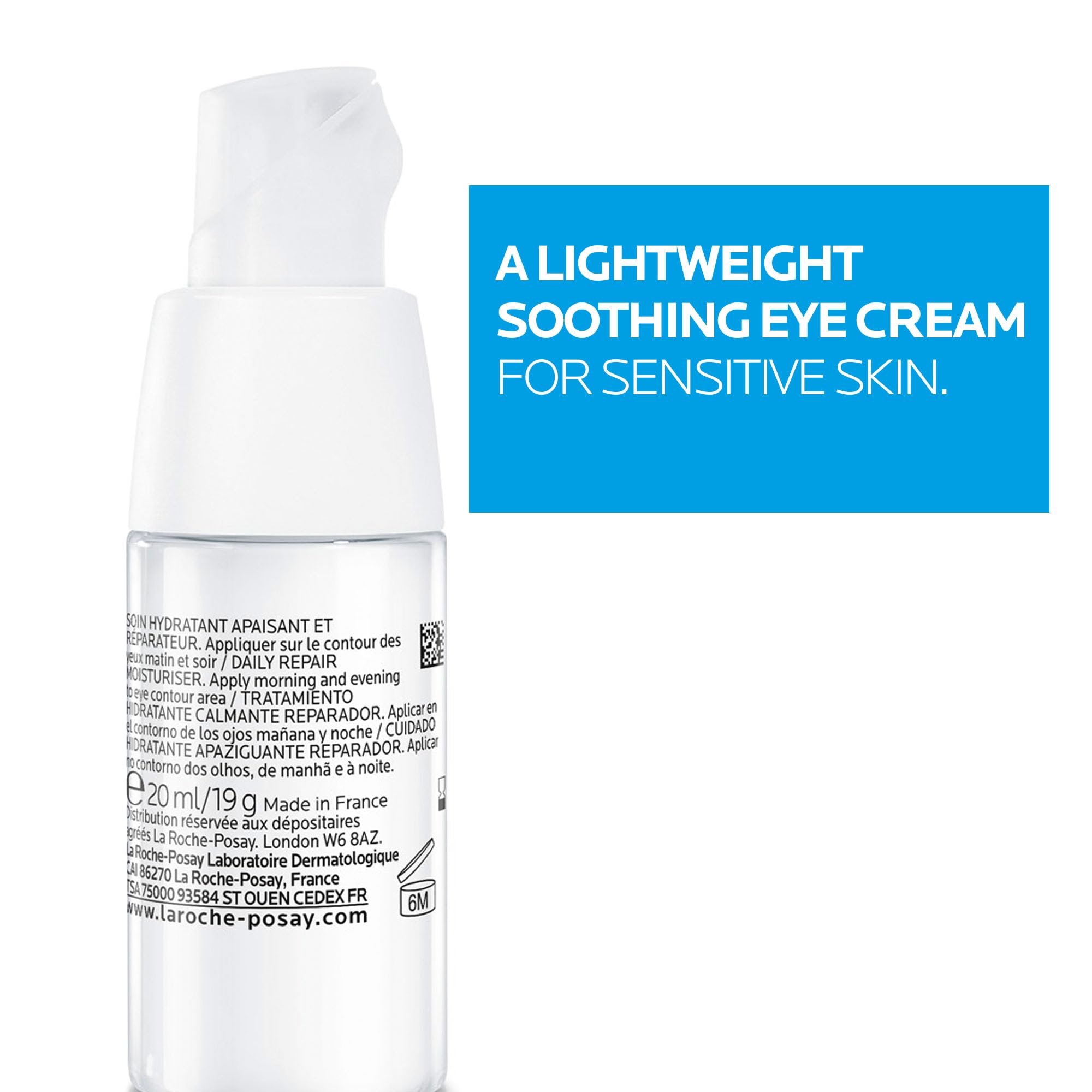 La Roche-Posay Toleriane Dermallergo Soothing Eye Cream for Sensitive Skin 20ml - BBE 08/2028