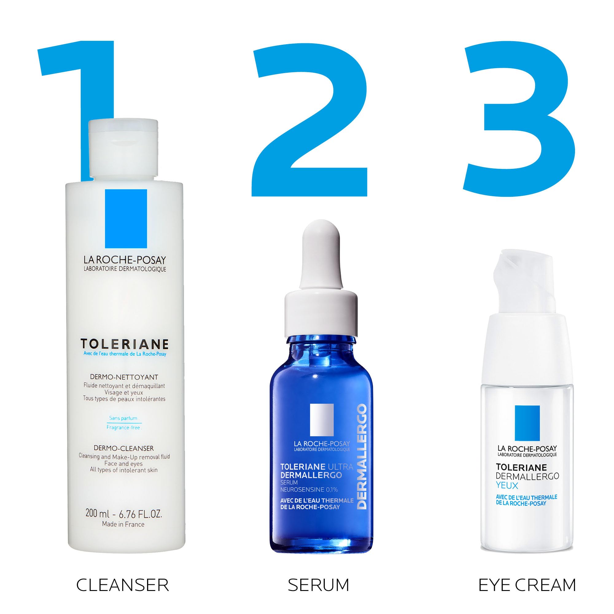 La Roche-Posay Toleriane Dermallergo Soothing Eye Cream for Sensitive Skin 20ml - BBE 08/2028