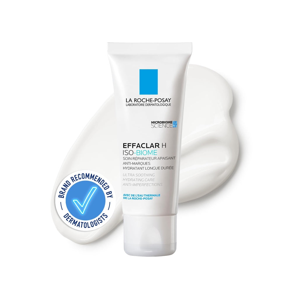 La Roche-Posay Effaclar H Iso-biome Soothing Moisturising Cream For Sensitive, Blemish-Prone Skin 40ml - BBE 05/2028