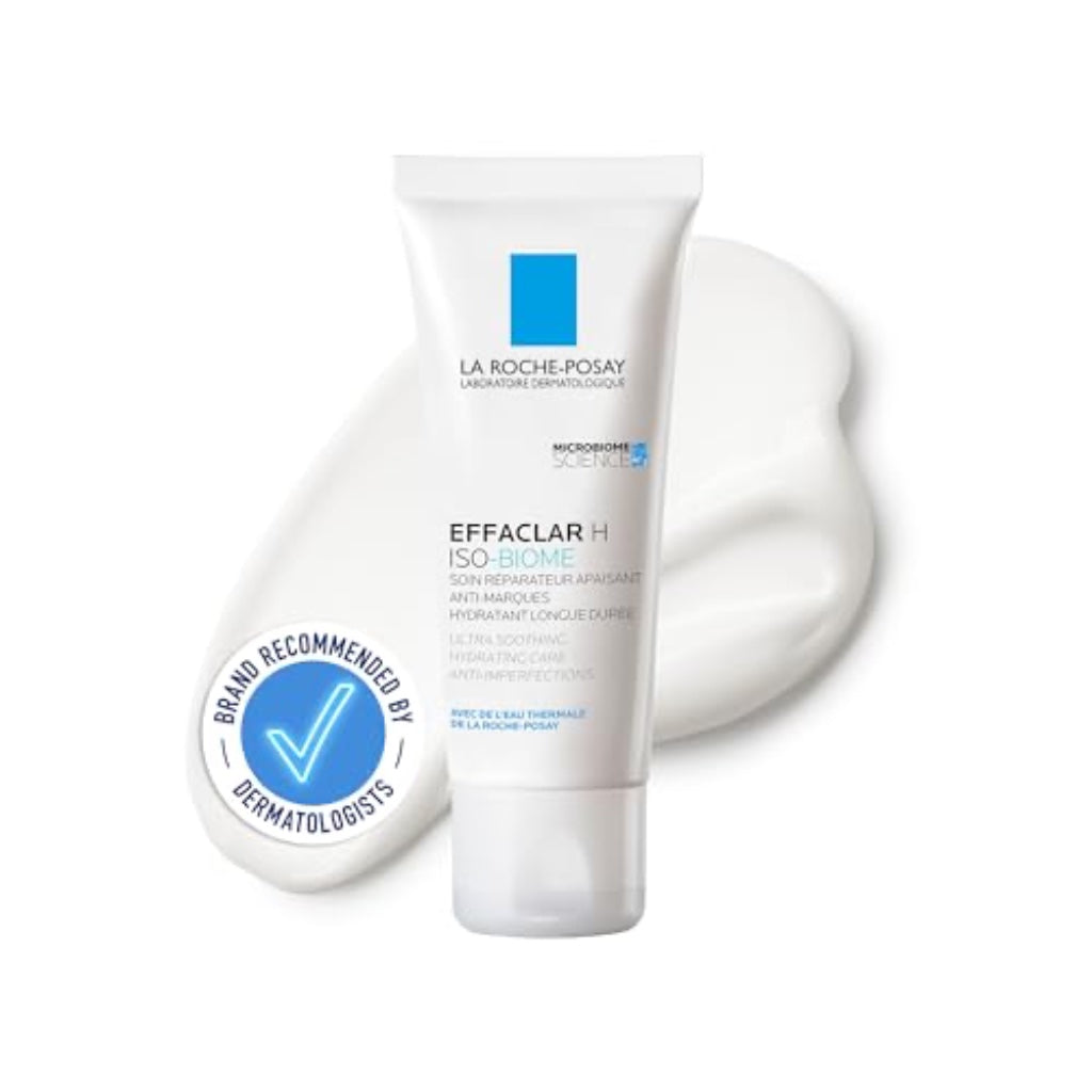 La Roche-Posay Effaclar H Iso-biome Soothing Moisturising Cream For Sensitive, Blemish-Prone Skin 40ml - BBE 05/2028