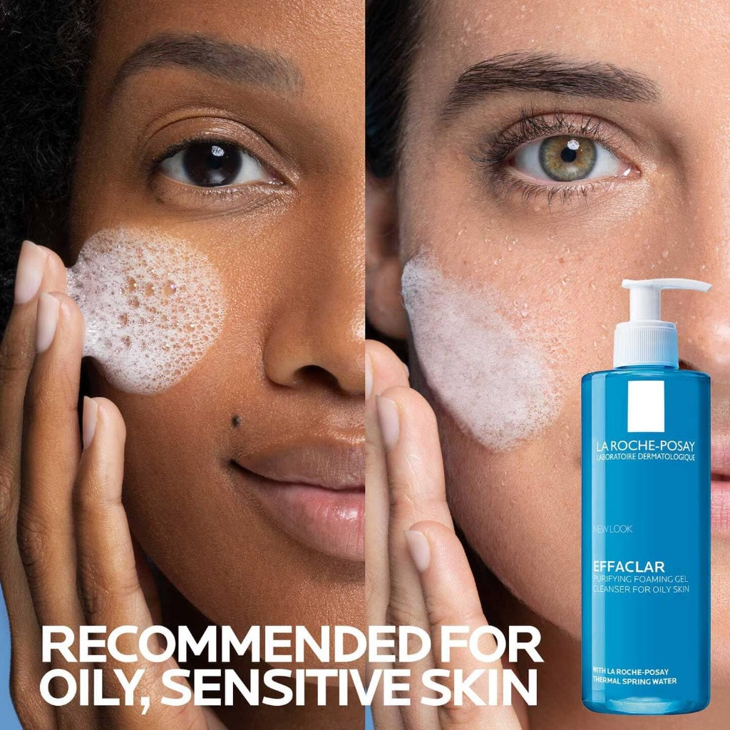La Roche Posay Effaclar Purifying Foaming Gel for oily sensitive skin 400ml - BBE 09/2028