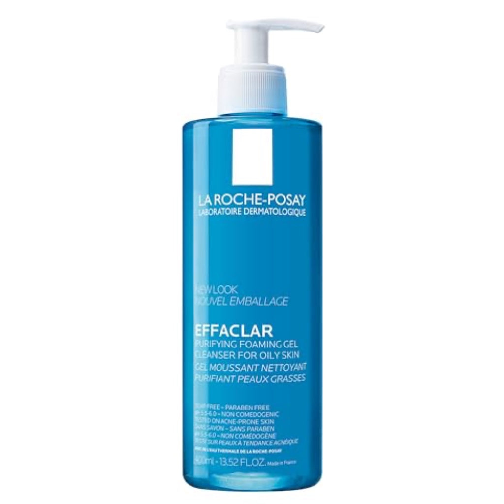 La Roche Posay Effaclar Purifying Foaming Gel for oily sensitive skin 400ml - BBE 09/2028