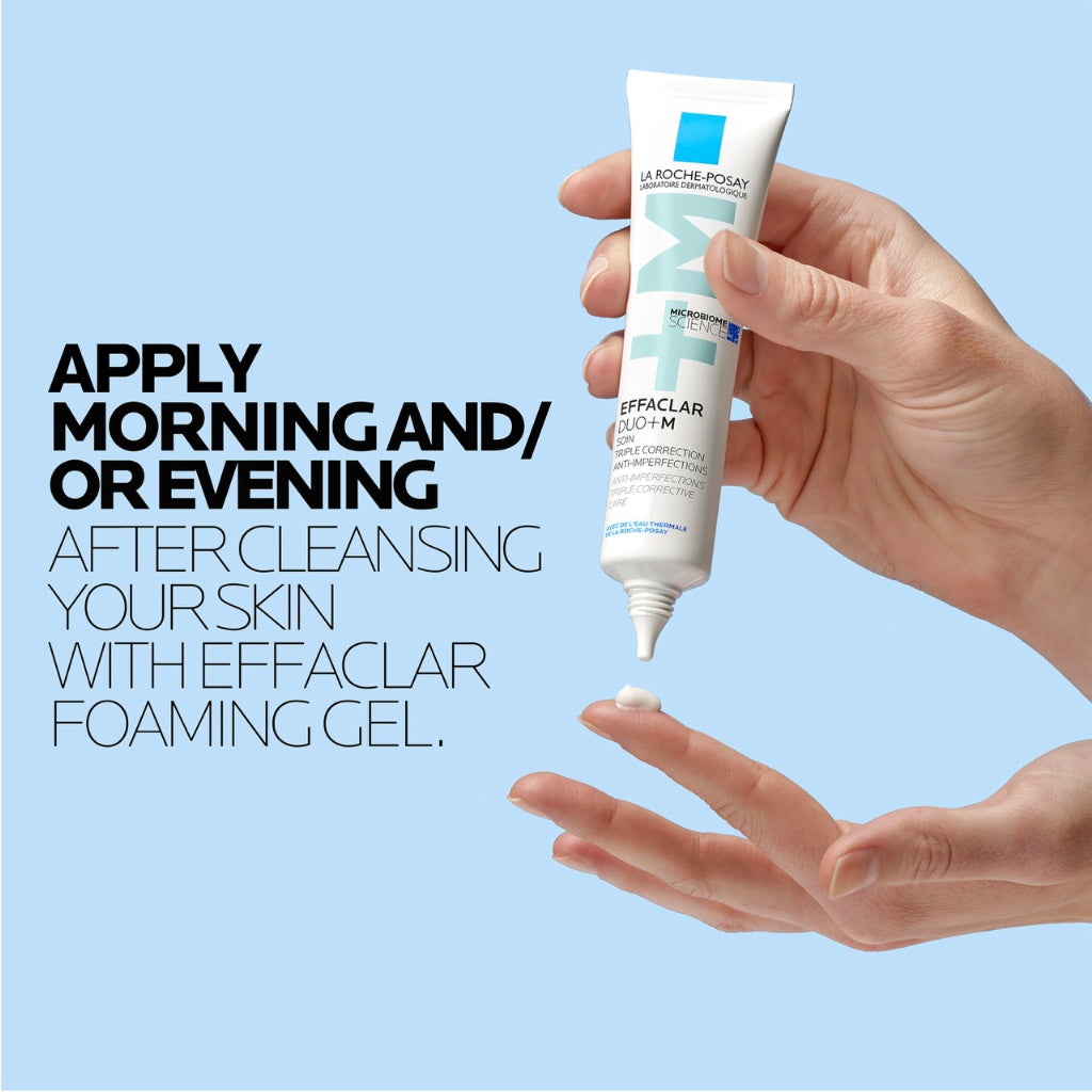La Roche-Posay Effaclar Duo+M, Anti-Breakout Corrective Gel Moisturiser With Salicylic Acid & Niacinamide, Anti-Imperfections Triple Corrective Care, For Oily Blemish-Prone Skin, 40ml - Damaged Box
