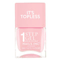 Nails Inc It's Topless Gel-Like Nail Polish, 4-in-1 Base Coat, Treatment, Colour & Top Coat, Long Lasting, Strong, Chip Free Nails, Glossy Salon Quality Manicure, Air Dry Nail Polish, Sabrina, 14 ML
