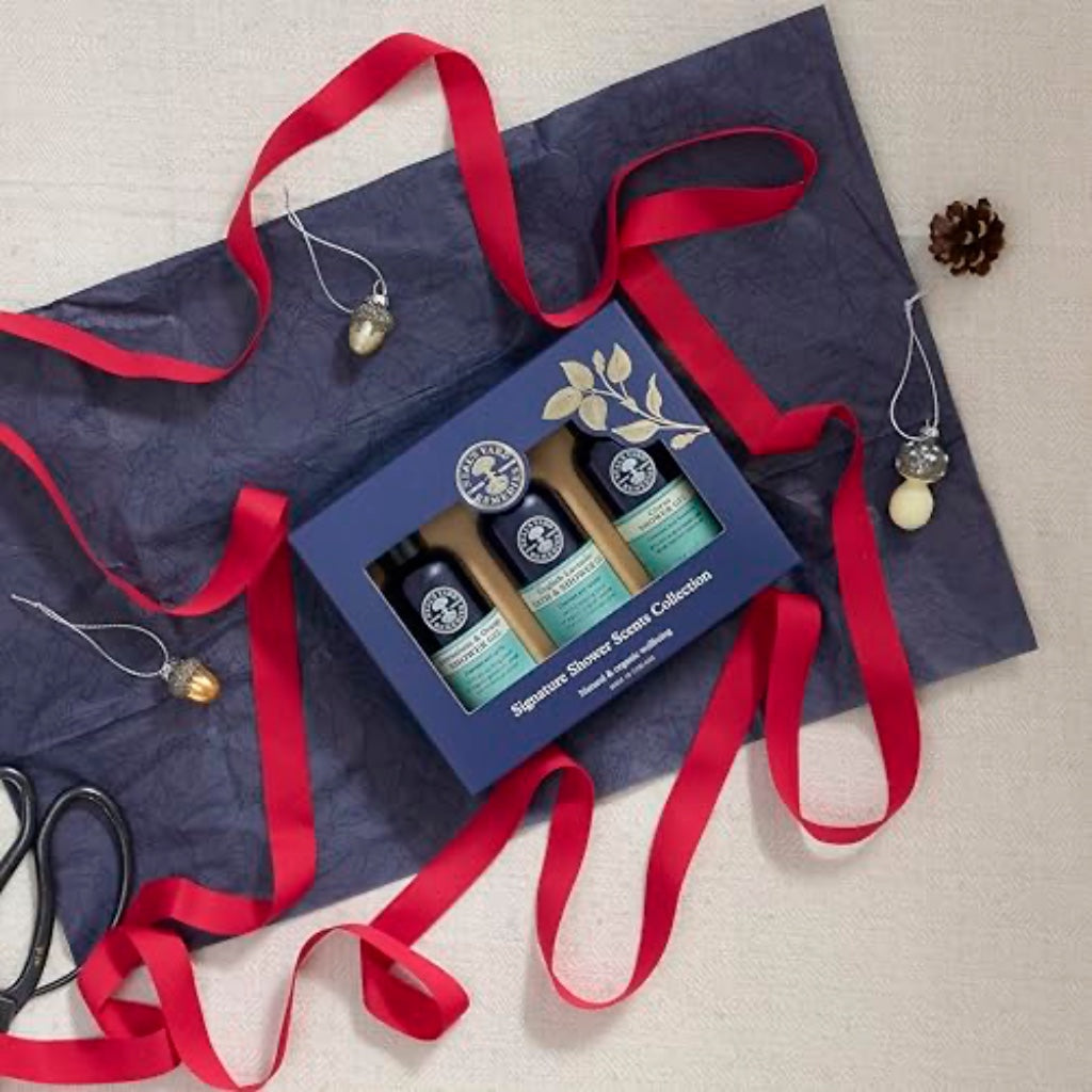 Neal's Yard Remedies Reviving Shower Scents Collection, Gift Set Of Body Wash With Essential Oils, Vegan & Cruelty-Free, Pack of 3 - Damaged Box