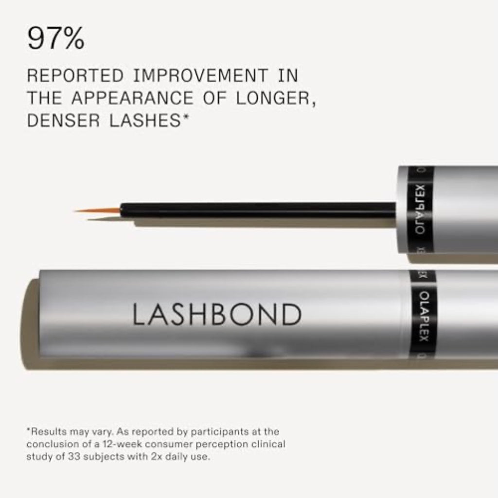 Olaplex Lashbond Building Serum: Clear Eyelash Enhancing Serum | Natural, Longer, Healthier, Thicker, Fuller-Looking Lashes | Daily Use, Results in Little as 2 Weeks, 4.5 mL / 0.15 Fl. Oz.