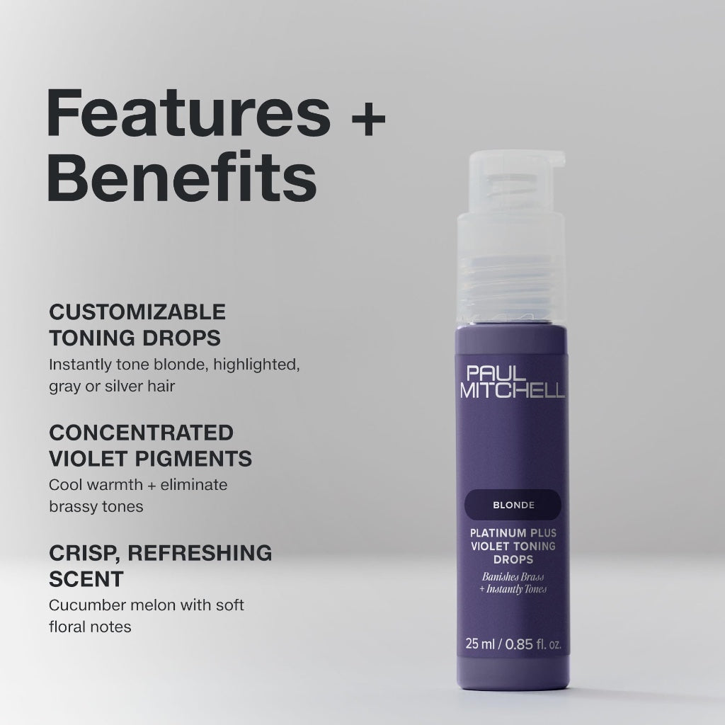 Paul Mitchell Platinum Plus Toning Drops 25 ml - Damaged Box