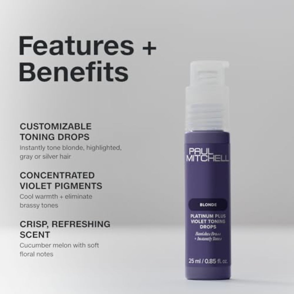 Paul Mitchell Platinum Plus Toning Drops 25 ml - Damaged Box