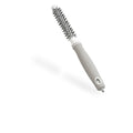 Olivia Garden Expert Blowout Shine - White & Grey - 15 - Ceramic Coated Round Brush for Smooth Blowout, Frizz-Free Hair & Radiant Shine