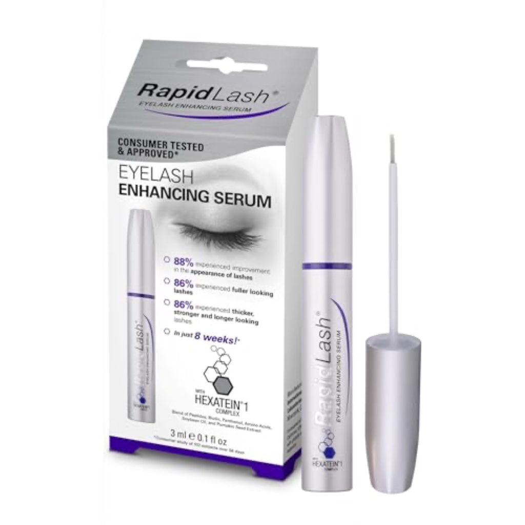 RapidLash Eyelash Enhancing Growth Serum for Longer, Thicker Lashes, 3 ml (Pack of 1)