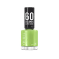 Rimmel 60 Seconds Super Shine Nail Polish, 107 Acid Lime, Quick-Dry Nail Polish, Ultra-Shiny Finish, Easy to Apply, Vibrant Colour, Long-Wearing, Improved Formula, Vegan, 8ml