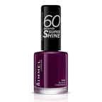 Rimmel 60 Seconds Super Shine Nail Polish, 107 Acid Lime, Quick-Dry Nail Polish, Ultra-Shiny Finish, Easy to Apply, Vibrant Colour, Long-Wearing, Improved Formula, Vegan, 8ml