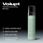 Sebastian Professional Volupt Thickify Volumising Mousse - Adds Body with Lightweight Hold - For Fine or Flat Hair (190ml)