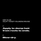 Sebastian Professional Volupt Thickify Volumising Mousse - Adds Body with Lightweight Hold - For Fine or Flat Hair (190ml)