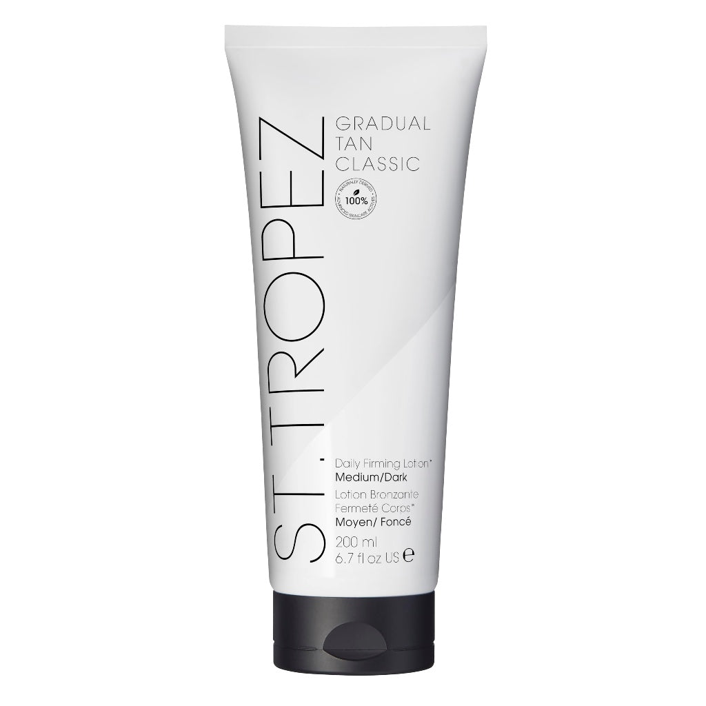 St.Tropez Gradual Tan Tinted Daily Firming Lotion - Hydrating Vegan Self-Tanning Moisturiser with Hyaluronic Acid, Marine Algae & Antioxidants for a Natural Sunkissed Glow, 200ml - Very Good