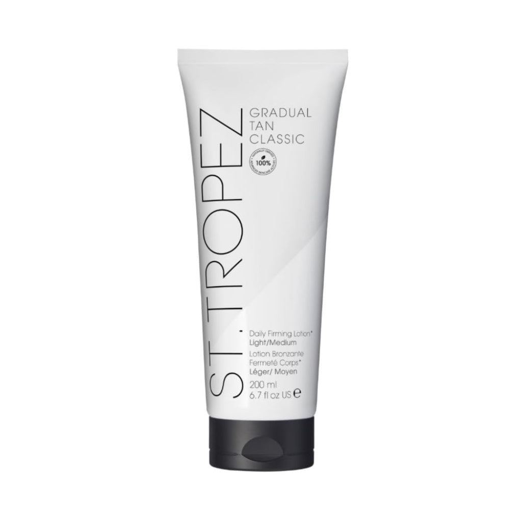 St.Tropez Gradual Tan Tinted Daily Firming Lotion - Hydrating Vegan Self-Tanning Moisturiser with Hyaluronic Acid, Marine Algae & Antioxidants for a Natural Sunkissed Glow, 200ml - Very Good